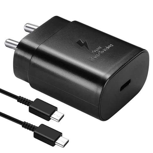 45W Ultra Fast Type-C Charger for vivo Y100 (China) Original Wall Mobile Charger Qualcomm QC 3.0 Quick Rapid VOOC AFC Charger with 1m Type C USB Data Cable (Black, SZ.Q3)