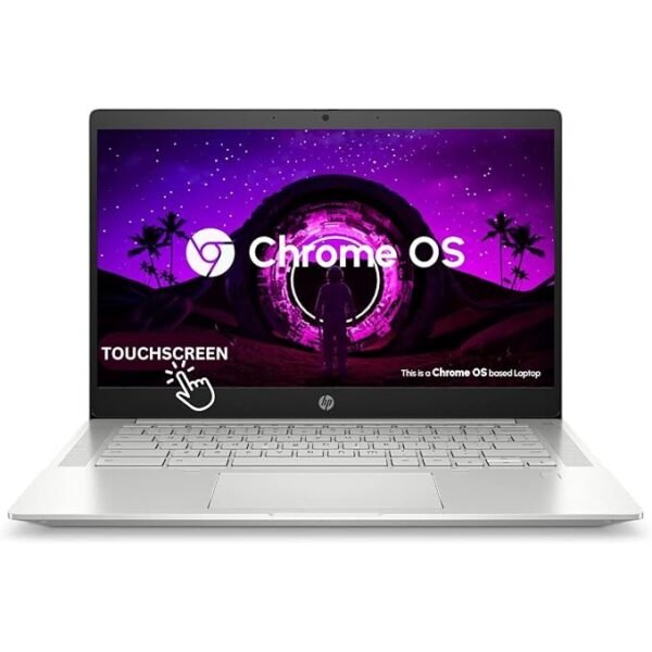 HP Chromebook C640 10th Gen Intel Core i5 FHD Thin & Light Touchscreen Laptop (8 GB DDR4 RAM/64 GB eMMC SSD + 128 GB MicroSD Card/14" (35.6 cm) FHD/Chrome OS/WiFi/BT/Webcam/Intel Graphics)