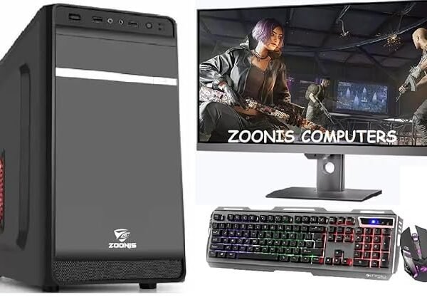 Zoonis Desktop Computer Full Setup Core i5-2400/ Ram 16GB/ 256GB SSD/ 500GB HDD/Windows10 /WiFi/19 Inch Monitor/Keyboard+Mouse for Home, Gaming Pc, Office (Full Set up)