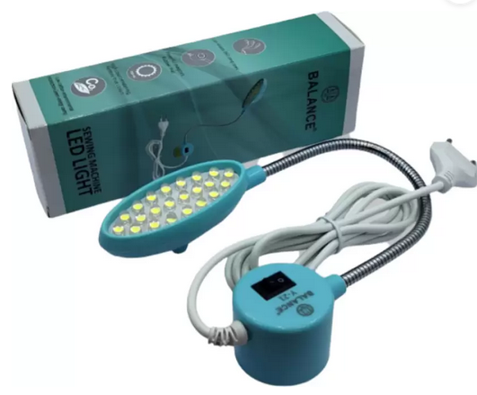 Juki Balance sewing Machine LED LIGHT WITH BRIGHTNESS REGULATER Y-21A Smart TubeLight Manual Sewing Machine ( Built-in Stitches 10)