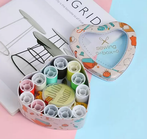 Onshoppy Portable Mini Travel Sewing Kit for Adults & Kids Manual Sewing Machine  ( Built-in Stitches 0)