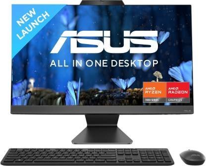 ASUS M3 Ryzen 5 (8 GB LPDDR5/512 GB SSD/Windows 11 Home/23.8 Inch Screen/M3402WFA-KBA015WS) with MS Office??(Black, 423 mm x 529 mm x 165 mm, 5.4 kg)